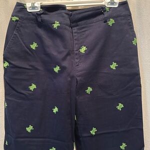 Bay Studio Cropped Pants w/ Frogs